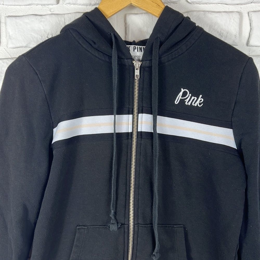 PINK Victoria's Secret full zip hoodie size small - Picture 2 of 9